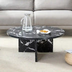 Tavolino rotondo in MDF versatile