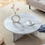 Tavolino rotondo in MDF versatile