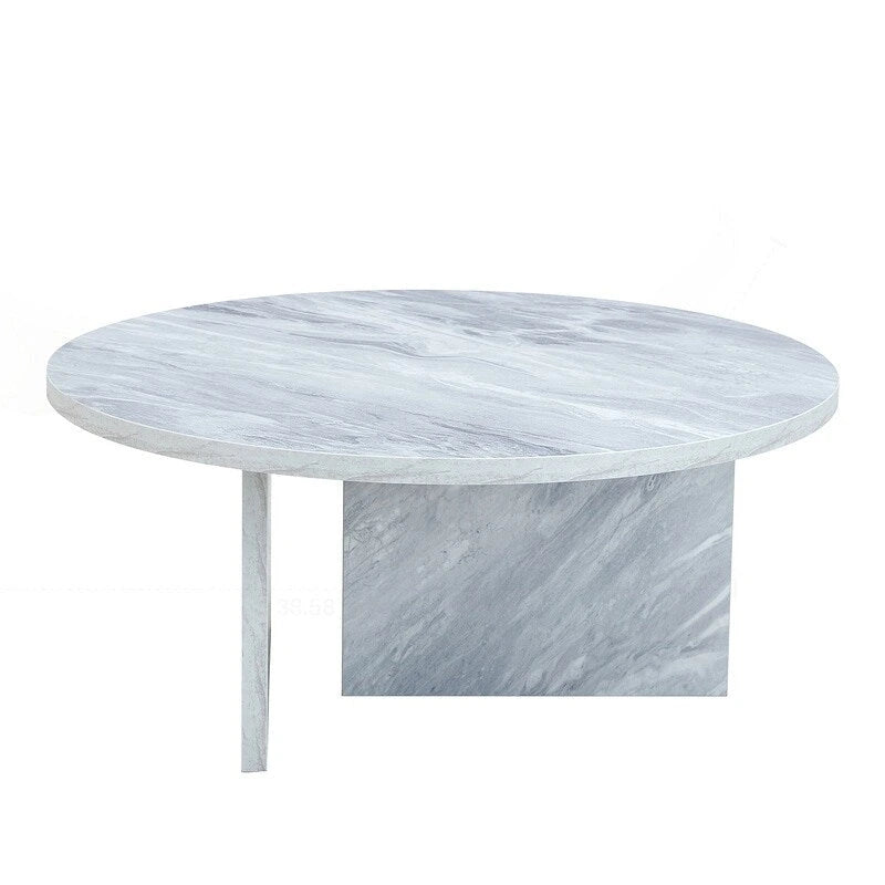 Tavolino rotondo in MDF versatile