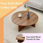Tavolino rotondo in MDF versatile