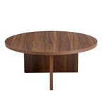 Tavolino rotondo in MDF versatile