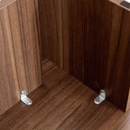 Tavolino rotondo in MDF versatile
