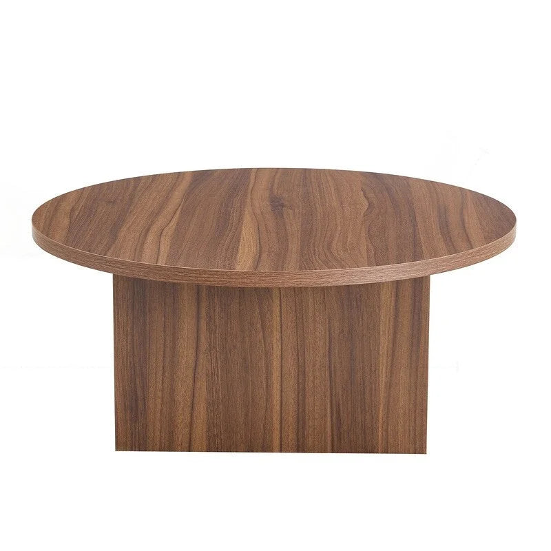 Tavolino rotondo in MDF versatile