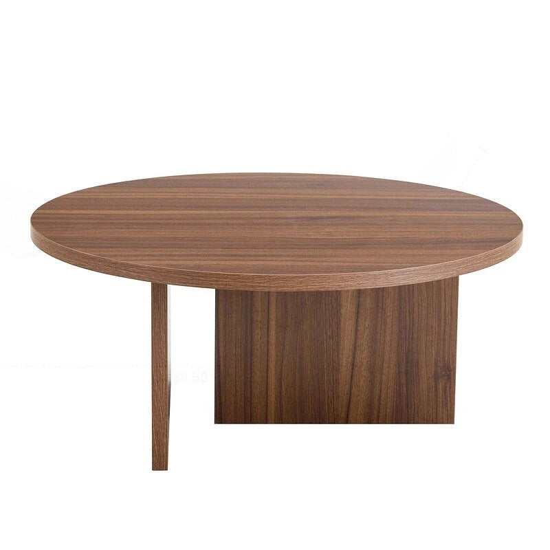 Tavolino rotondo in MDF versatile