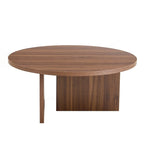 Tavolino rotondo in MDF versatile