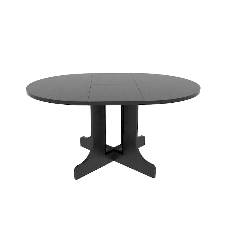 Tavolo da pranzo per cucina rustica con piano ovale allungabile