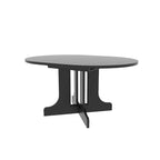 Tavolo da pranzo per cucina rustica con piano ovale allungabile