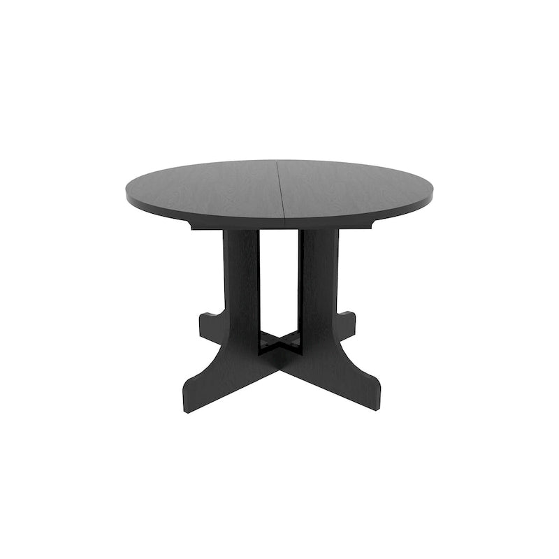 Tavolo da pranzo per cucina rustica con piano ovale allungabile