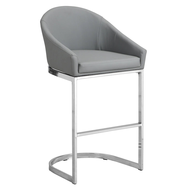 Sgabello da bancone imbottito da 66 cm