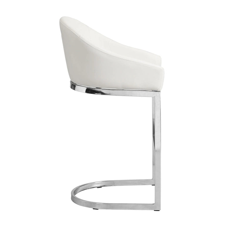 Sgabello da bancone imbottito da 66 cm