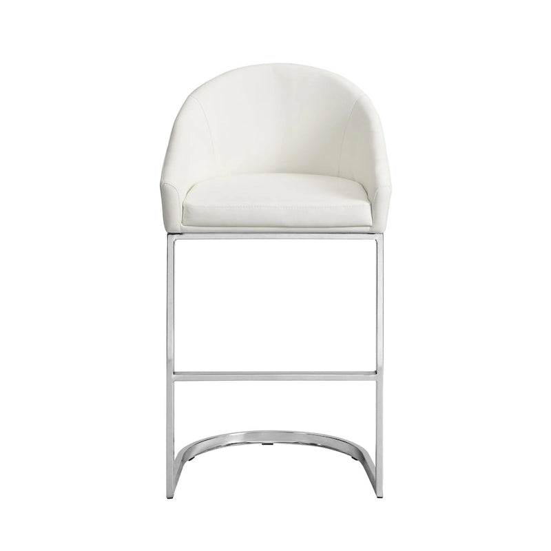Sgabello da bancone imbottito da 66 cm