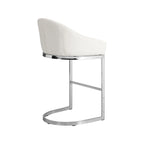 Sgabello da bancone imbottito da 66 cm