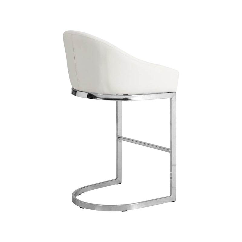 Sgabello da bancone imbottito da 66 cm