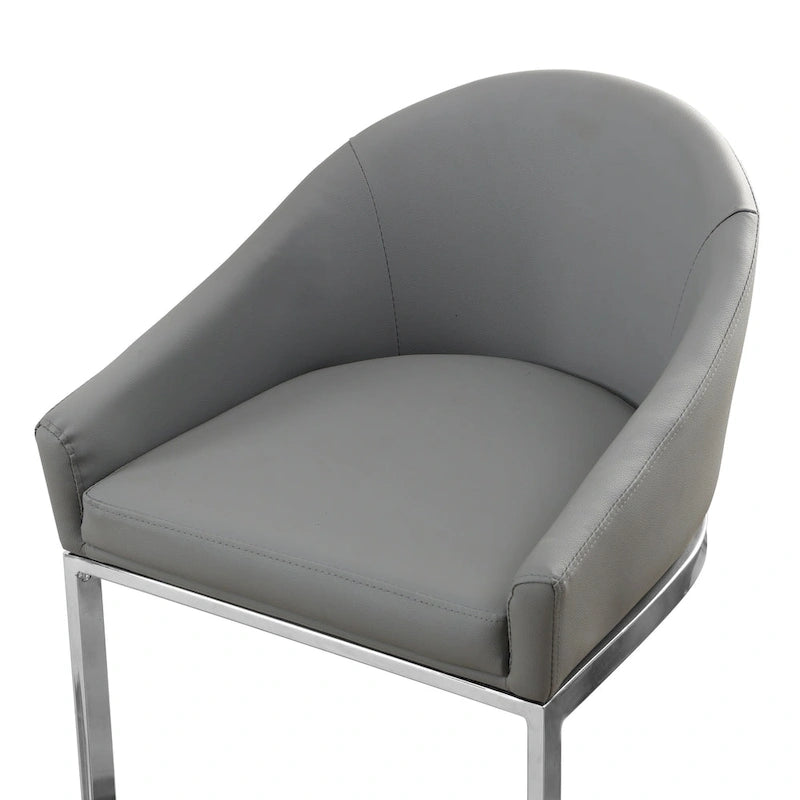 Sgabello da bancone imbottito da 66 cm