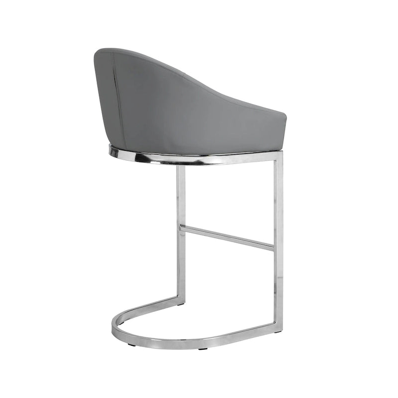 Sgabello da bancone imbottito da 66 cm
