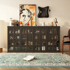 Elegante credenza per riporre oggetti, mobile da buffet, libreria, vetrinetta