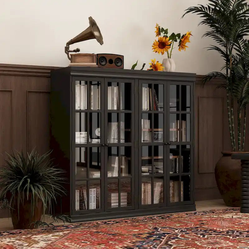 Elegante credenza per riporre oggetti, mobile da buffet, libreria, vetrinetta