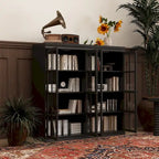Elegante credenza per riporre oggetti, mobile da buffet, libreria, vetrinetta