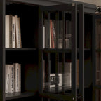 Elegante credenza per riporre oggetti, mobile da buffet, libreria, vetrinetta