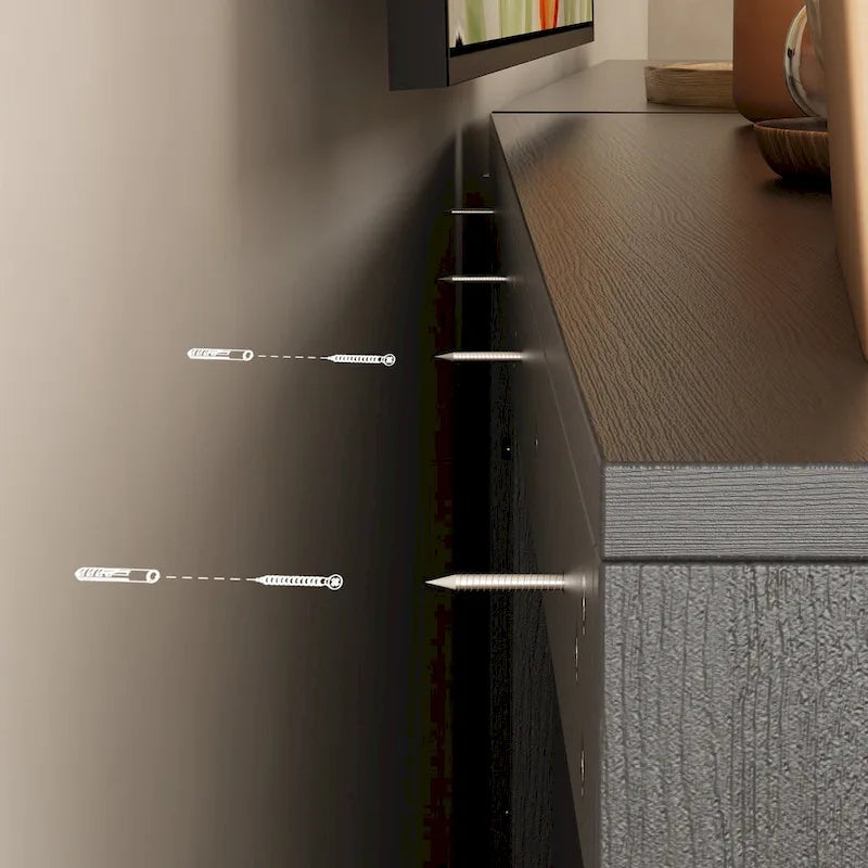Elegante credenza per riporre oggetti, mobile da buffet, libreria, vetrinetta