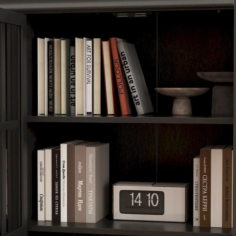 Elegante credenza per riporre oggetti, mobile da buffet, libreria, vetrinetta