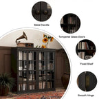Elegante credenza per riporre oggetti, mobile da buffet, libreria, vetrinetta