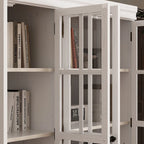 Elegante credenza per riporre oggetti, mobile da buffet, libreria, vetrinetta