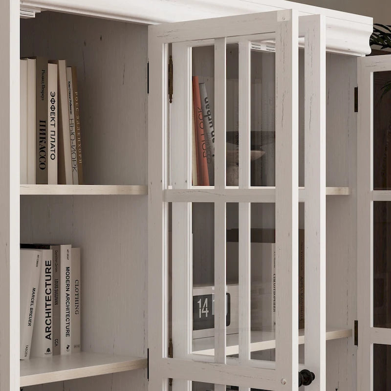 Elegante credenza per riporre oggetti, mobile da buffet, libreria, vetrinetta