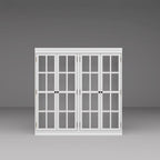 Elegante credenza per riporre oggetti, mobile da buffet, libreria, vetrinetta