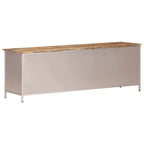 Mobile TV 47.2x11.8x15.7 Legno Grezzo di Mango