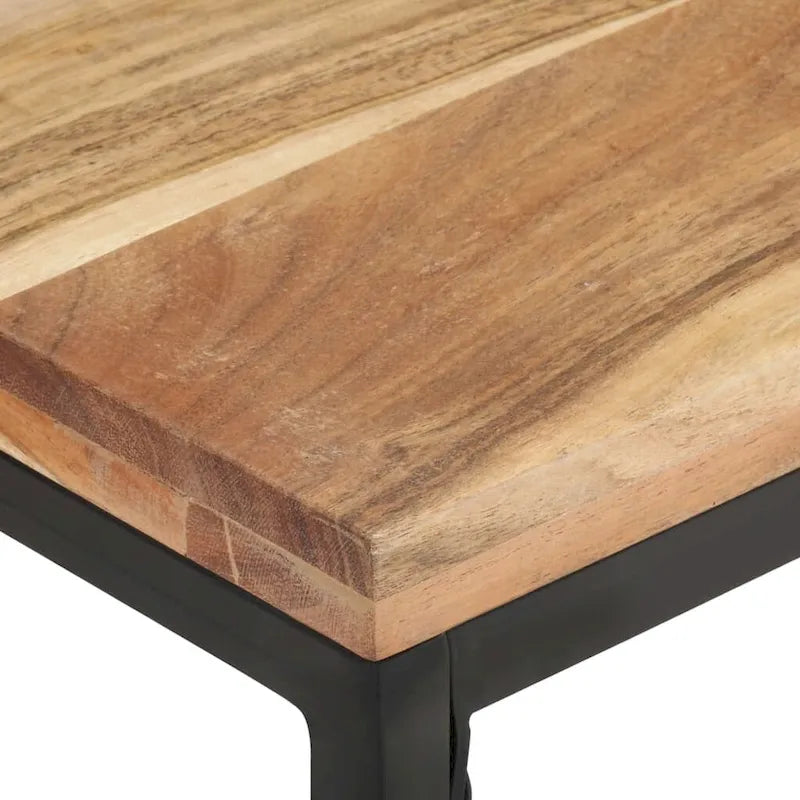 Tavolino da Salotto 43,3x23,6x13,8 in Legno Massello di Acacia - 43,3 x 23,6 x 13,8