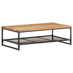 Tavolino da Salotto 43,3x23,6x13,8 in Legno Massello di Acacia - 43,3 x 23,6 x 13,8