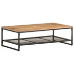 Tavolino da Salotto 43,3x23,6x13,8 in Legno Massello di Acacia - 43,3 x 23,6 x 13,8