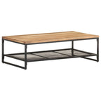 Tavolino da Salotto 43,3x23,6x13,8 in Legno Massello di Acacia - 43,3 x 23,6 x 13,8