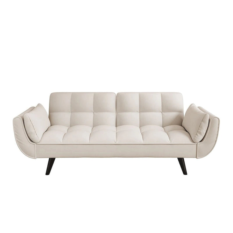 57 divano letto futon, divano pieghevole convertibile reclinabile per soggiorno