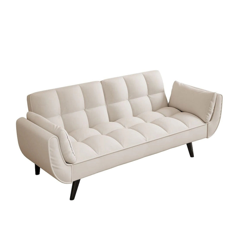 57 divano letto futon, divano pieghevole convertibile reclinabile per soggiorno