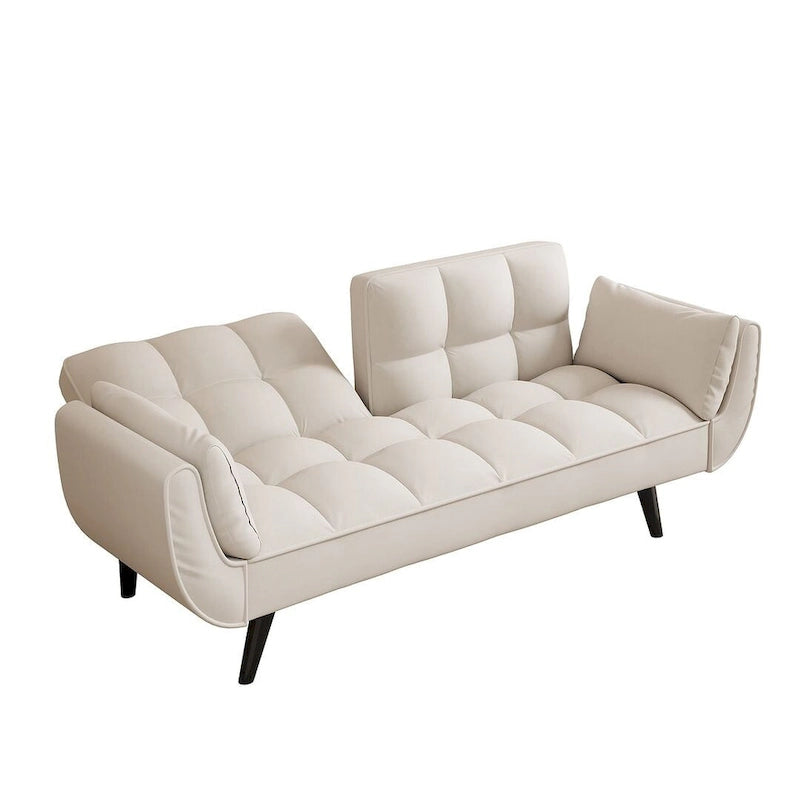 57 divano letto futon, divano pieghevole convertibile reclinabile per soggiorno