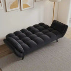 57 divano letto futon, divano pieghevole convertibile reclinabile per soggiorno