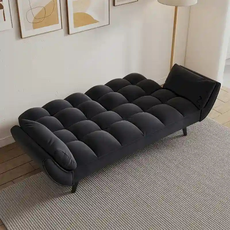 57 divano letto futon, divano pieghevole convertibile reclinabile per soggiorno