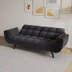 57 divano letto futon, divano pieghevole convertibile reclinabile per soggiorno