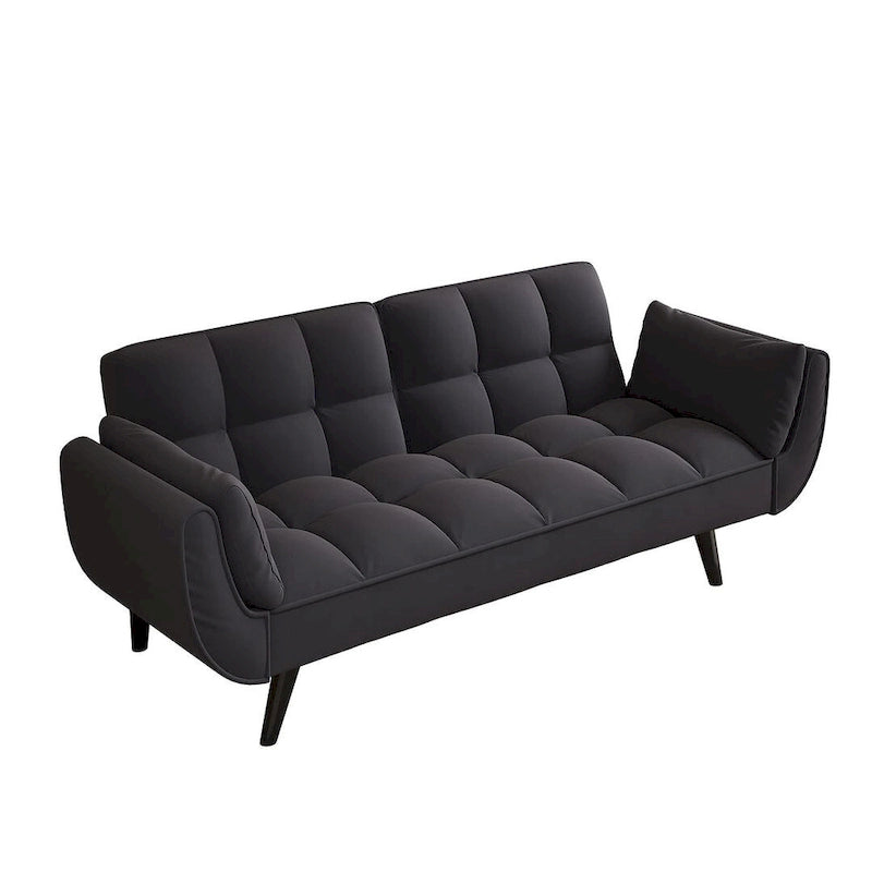 57 divano letto futon, divano pieghevole convertibile reclinabile per soggiorno
