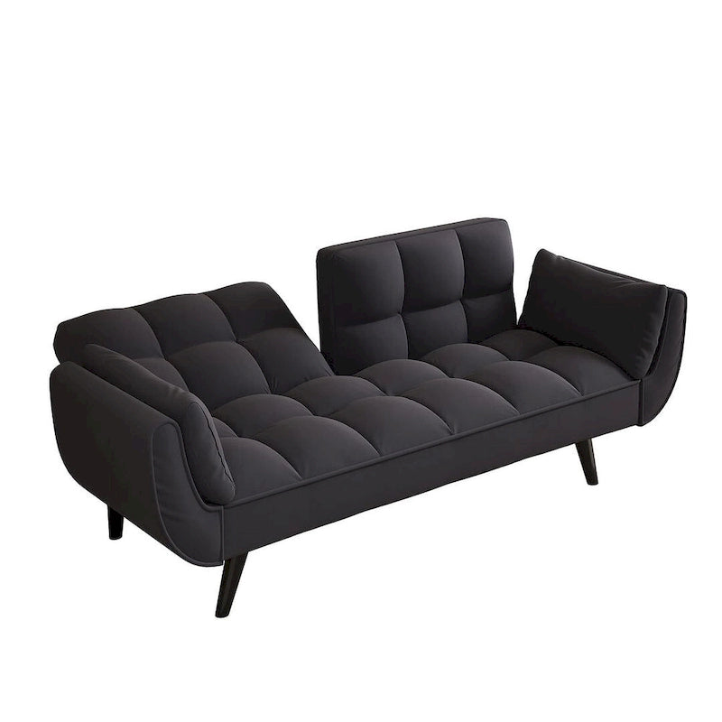 57 divano letto futon, divano pieghevole convertibile reclinabile per soggiorno