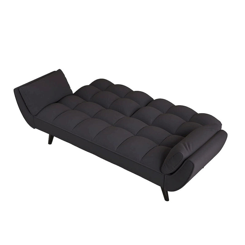 57 divano letto futon, divano pieghevole convertibile reclinabile per soggiorno