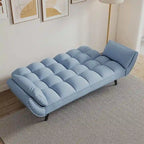 57 divano letto futon, divano pieghevole convertibile reclinabile per soggiorno