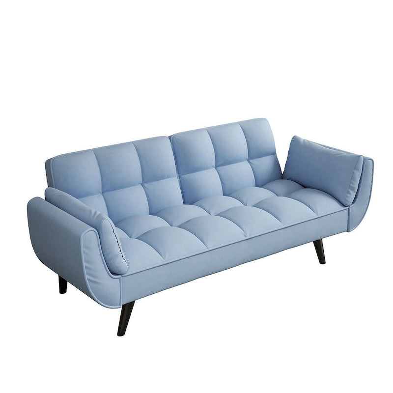 57 divano letto futon, divano pieghevole convertibile reclinabile per soggiorno