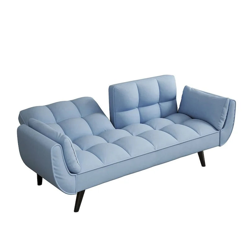57 divano letto futon, divano pieghevole convertibile reclinabile per soggiorno