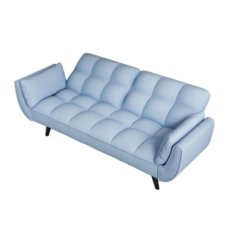 57 divano letto futon, divano pieghevole convertibile reclinabile per soggiorno