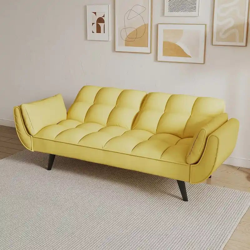 57 divano letto futon, divano pieghevole convertibile reclinabile per soggiorno
