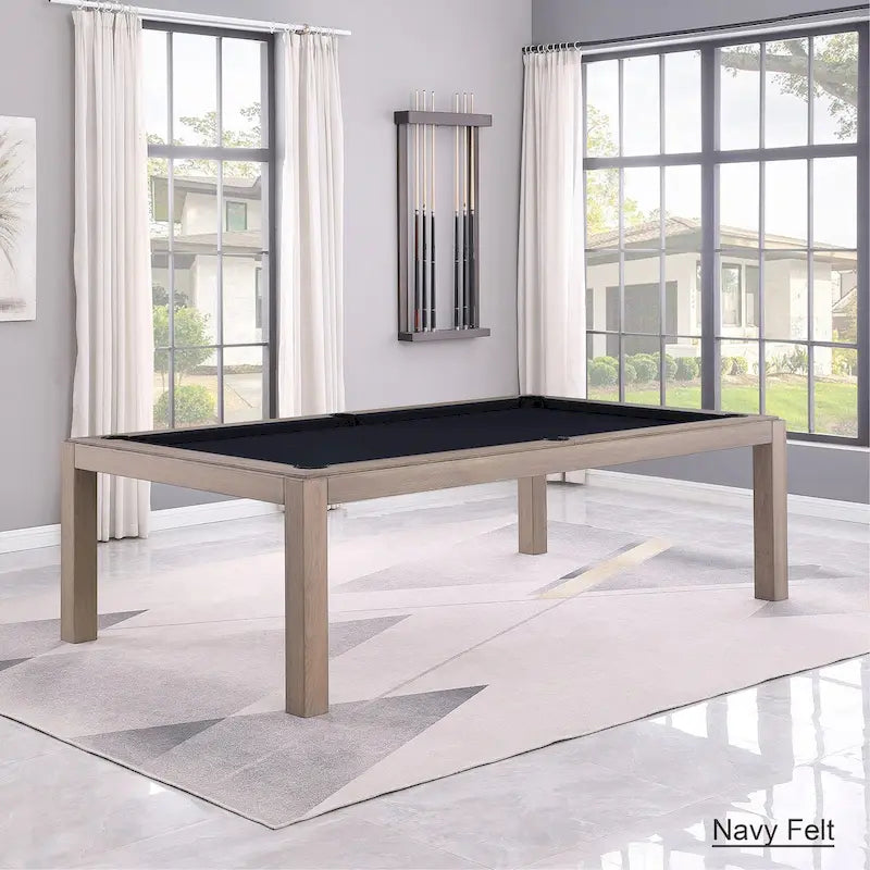 Tavolo da biliardo GreyWash Ash 7ft con piano da pranzo in ardesia
