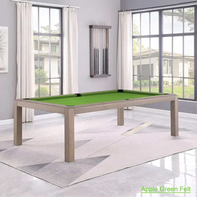 Tavolo da biliardo GreyWash Ash 7ft con piano da pranzo in ardesia